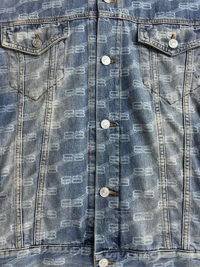 Balenciaga Balenciaga Fully Printed Denim Jacket Size US L / EU 52-54 / 3 - 4 Thumbnail