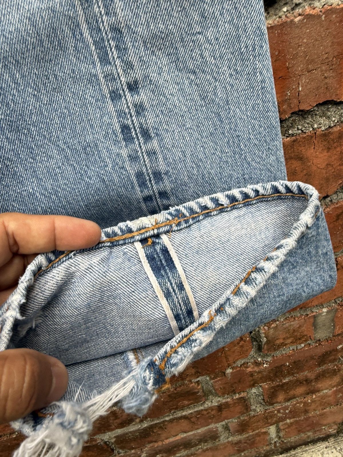 Levi's Vintage Clothing W30x34 Vintage levi’s 501 redline distressed made in USA Size US 30 / EU 46 - 5 Thumbnail