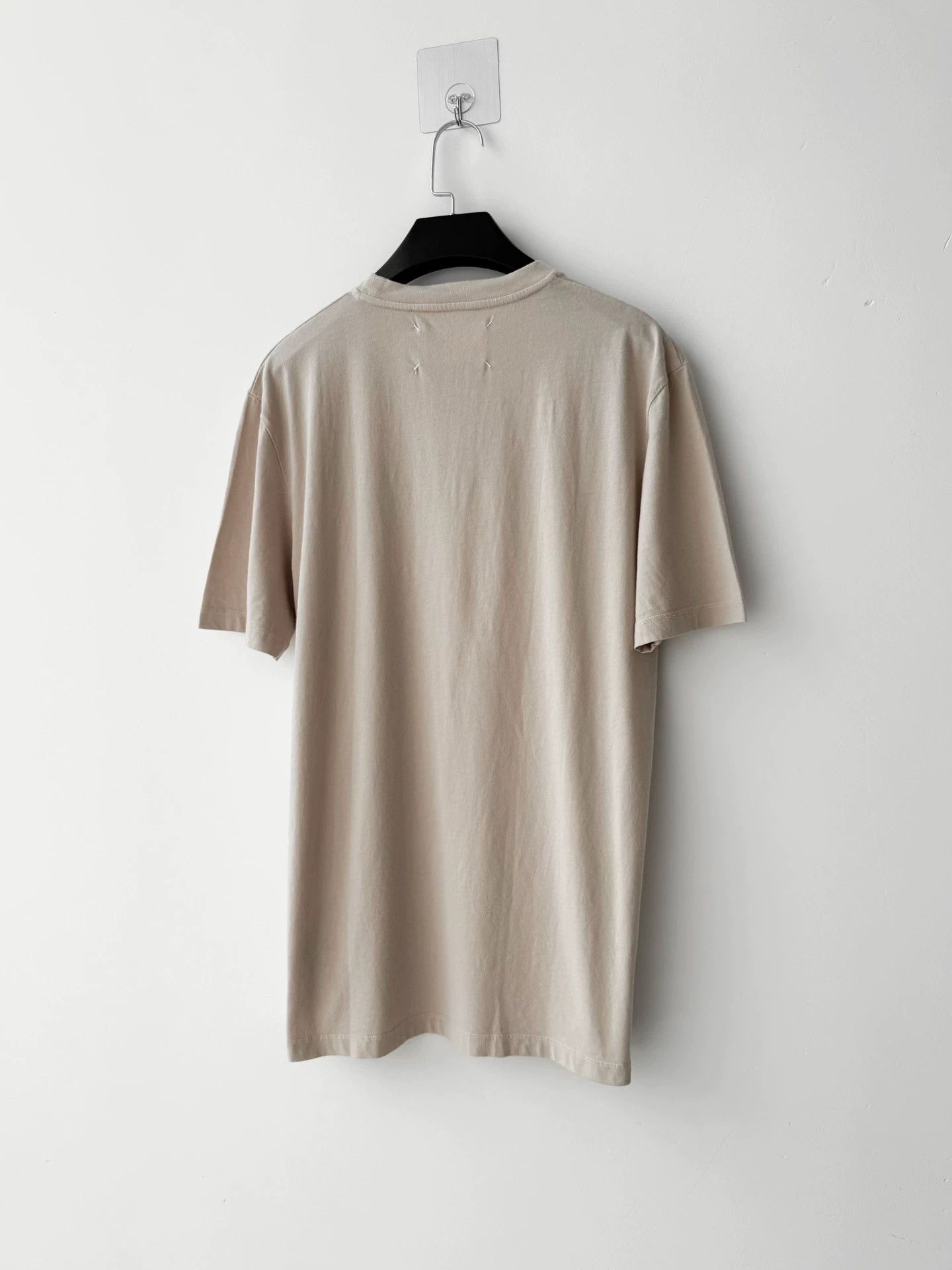Maison Margiela Maison Margiela F/W19 Basic T-Shirt Beige 46 Size US S / EU 44-46 / 1 - 3 Thumbnail