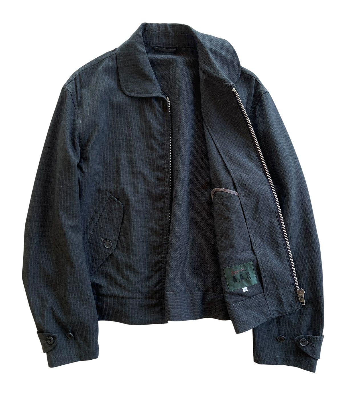 Yohji Yamamoto Yohji Yamamoto Dark Green Blouson Jacket Size US M / EU 48-50 / 2 - 2 Thumbnail