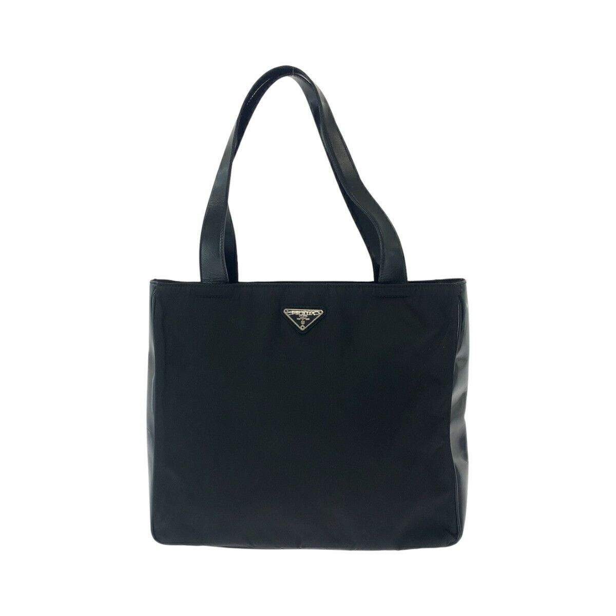 Prada Prada Tessuto Triangle Logo Plate 2Way Tote Bag B8375 Others Shoulder Bag B8375 in Black, Women's
