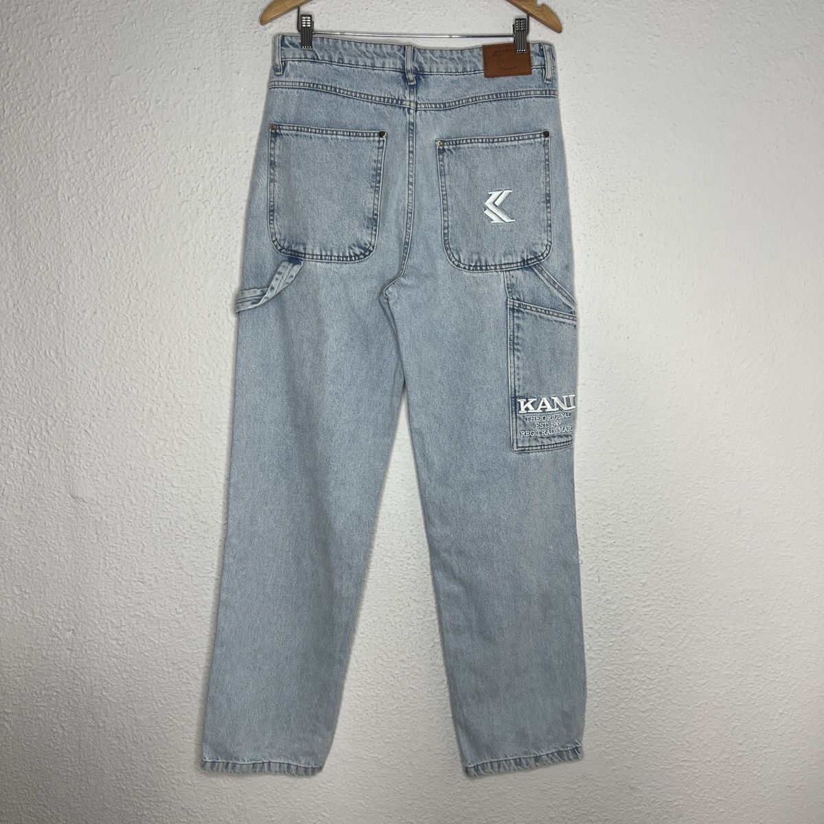 Karl Kani Jeans Denim Baggy Pants Trousers Blue Logo