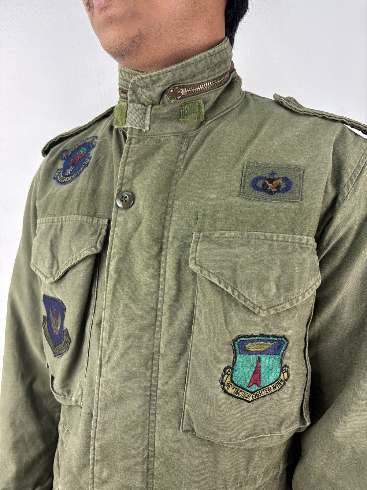 Vintage Vintage 70s 80s OG US Air Force Field Jacket HBT Size US S / EU 44-46 / 1 - 2 Thumbnail