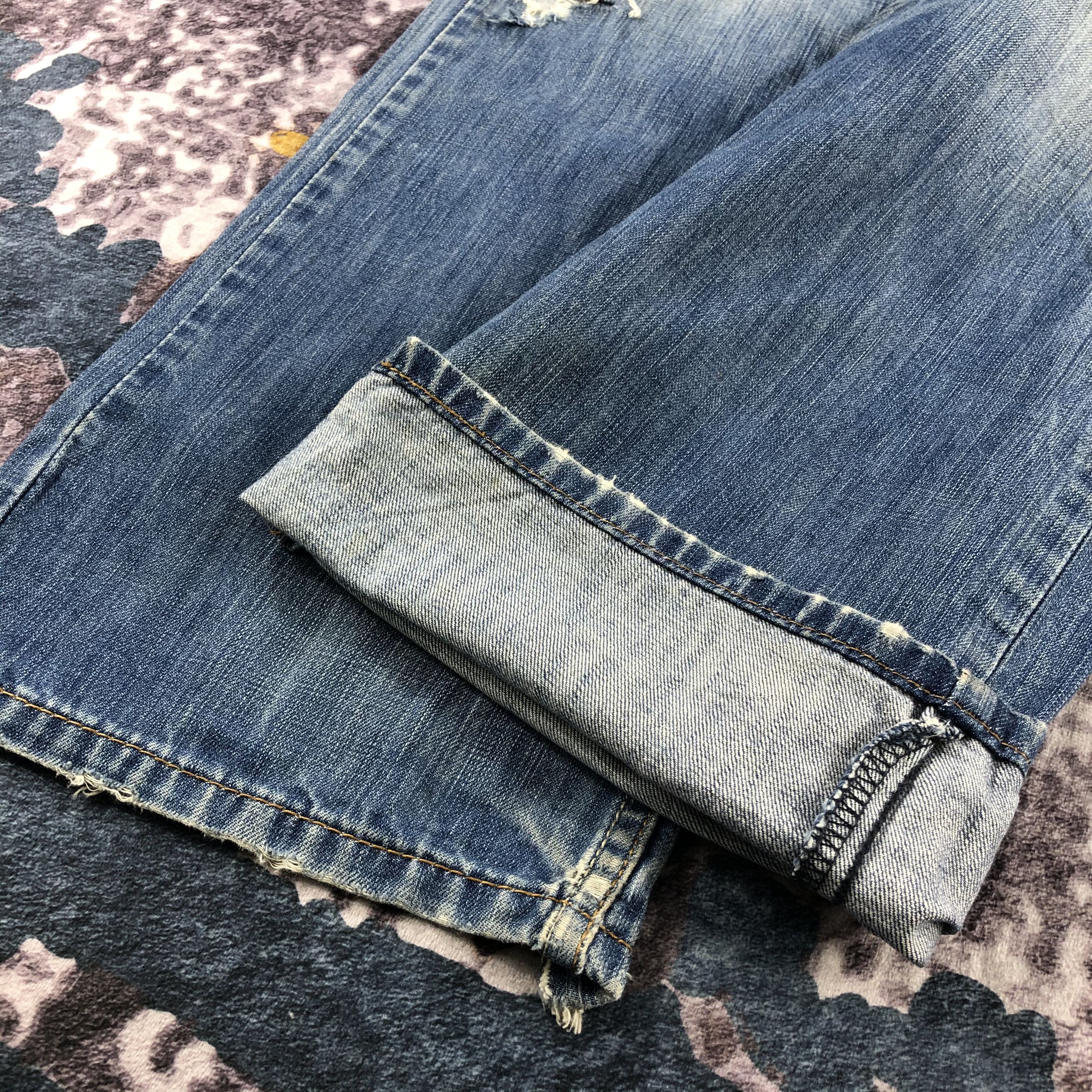 Levi's × Vintage Vintage Ripped Levis 505 Jeans-JM2475 Size US 34 / EU 50 - 7 Thumbnail