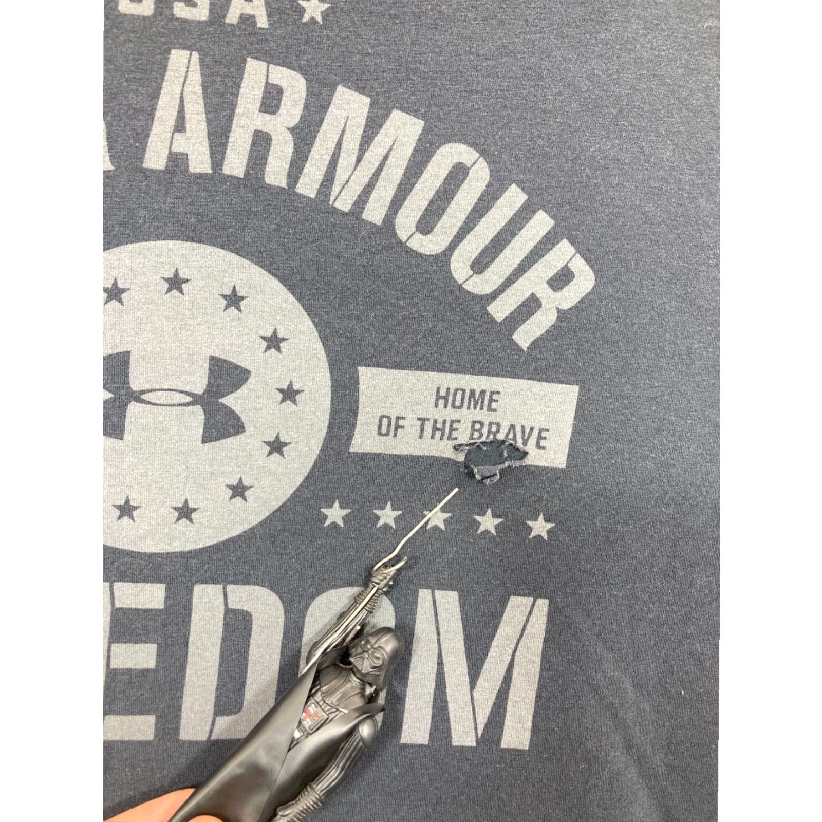 Under Armour Under Armour Mens Short Sleeve Blue Heatgear Freedom T Shirt XL Size US XL / EU 56 / 4 - 5 Thumbnail
