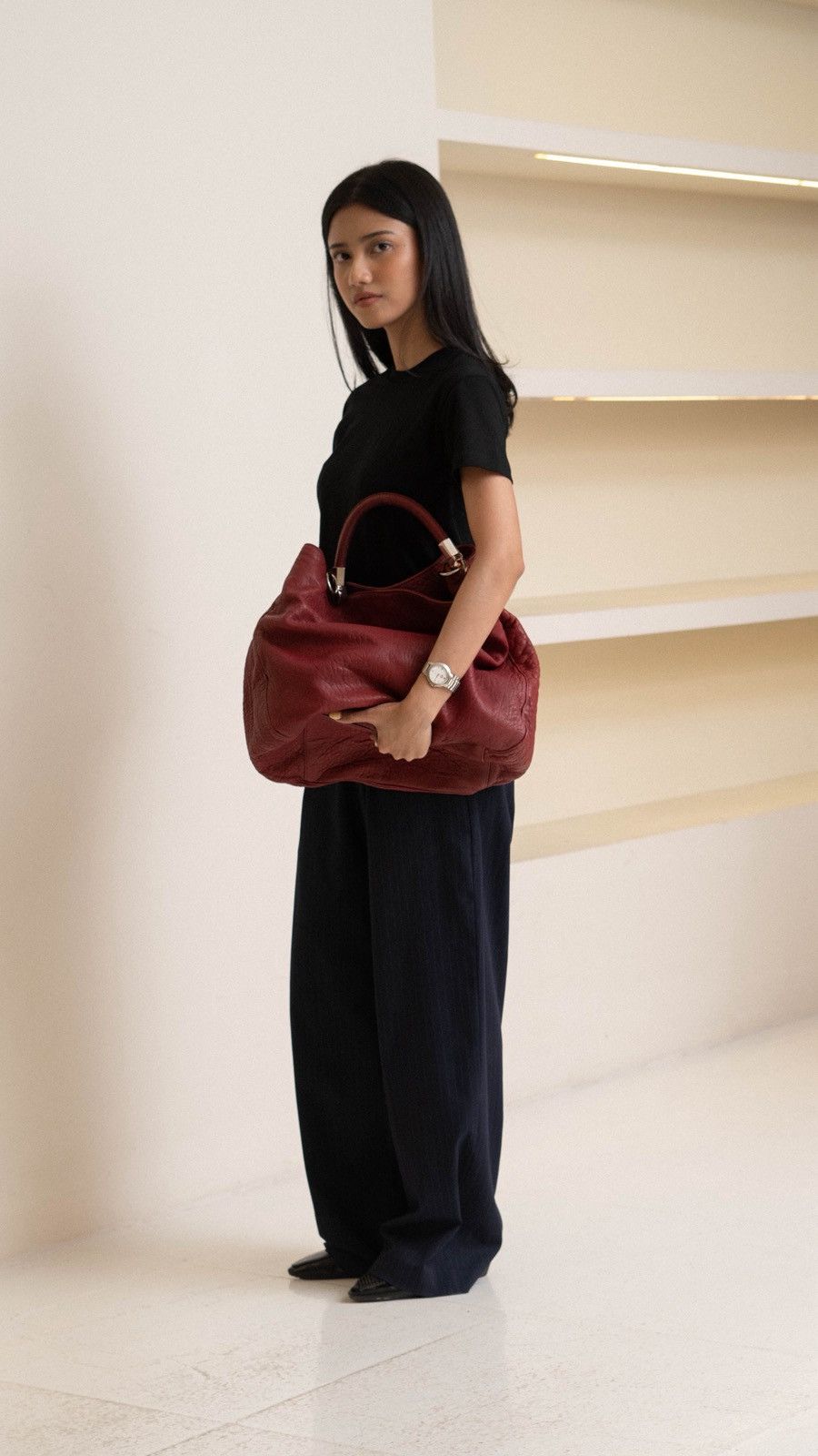 Yves Saint Laurent yves saint laurent leather hobo Size ONE SIZE - 4 Thumbnail