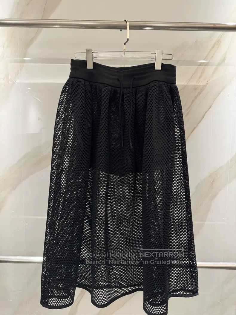 Dior Dior Black mesh skirt Size 42" / US 20 - 1 Thumbnail