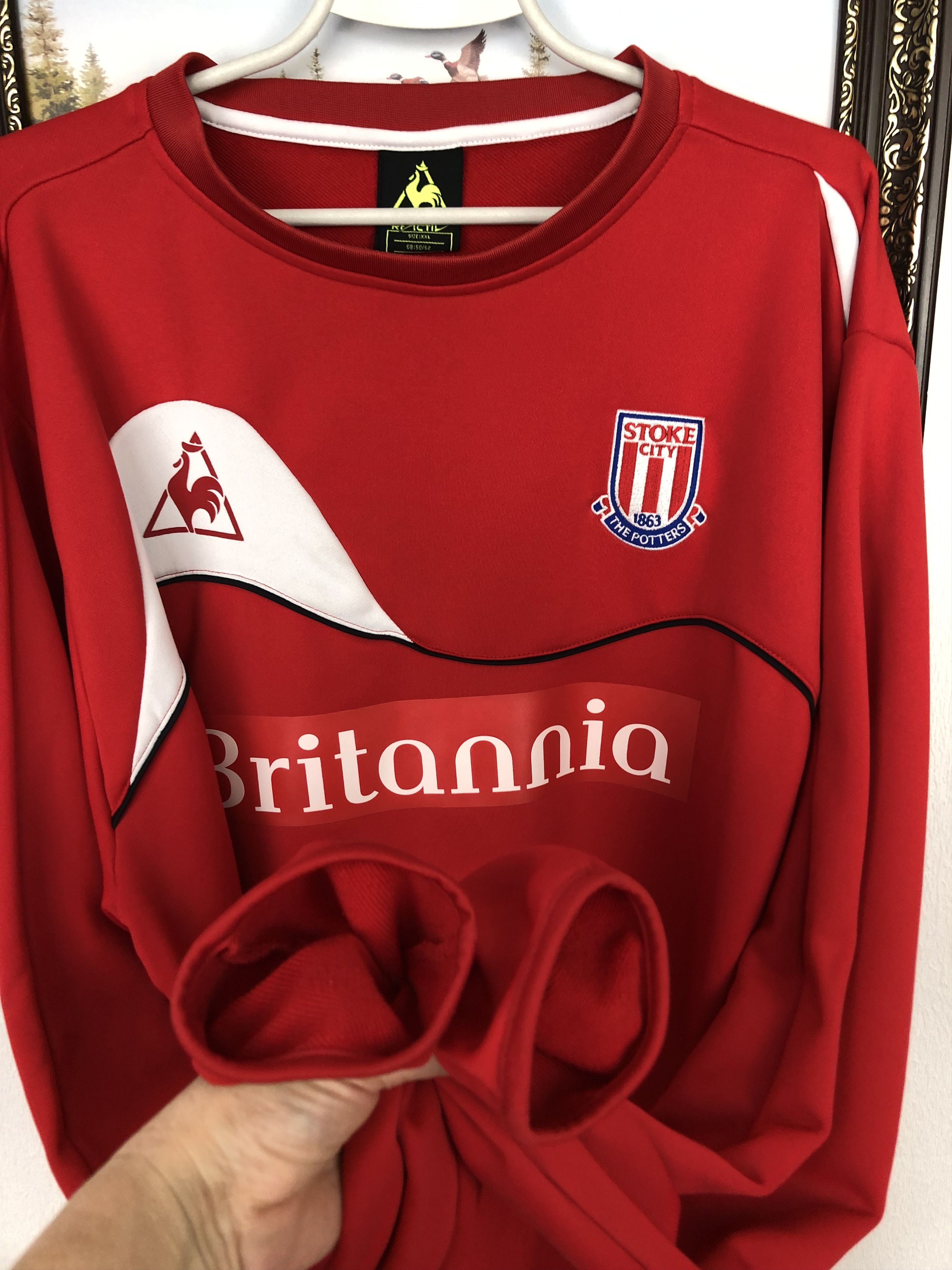 Vintage Vintage Stoke City Football Sweatshirt Soccer Track Top Size US XXL / EU 58 / 5 - 8 Thumbnail