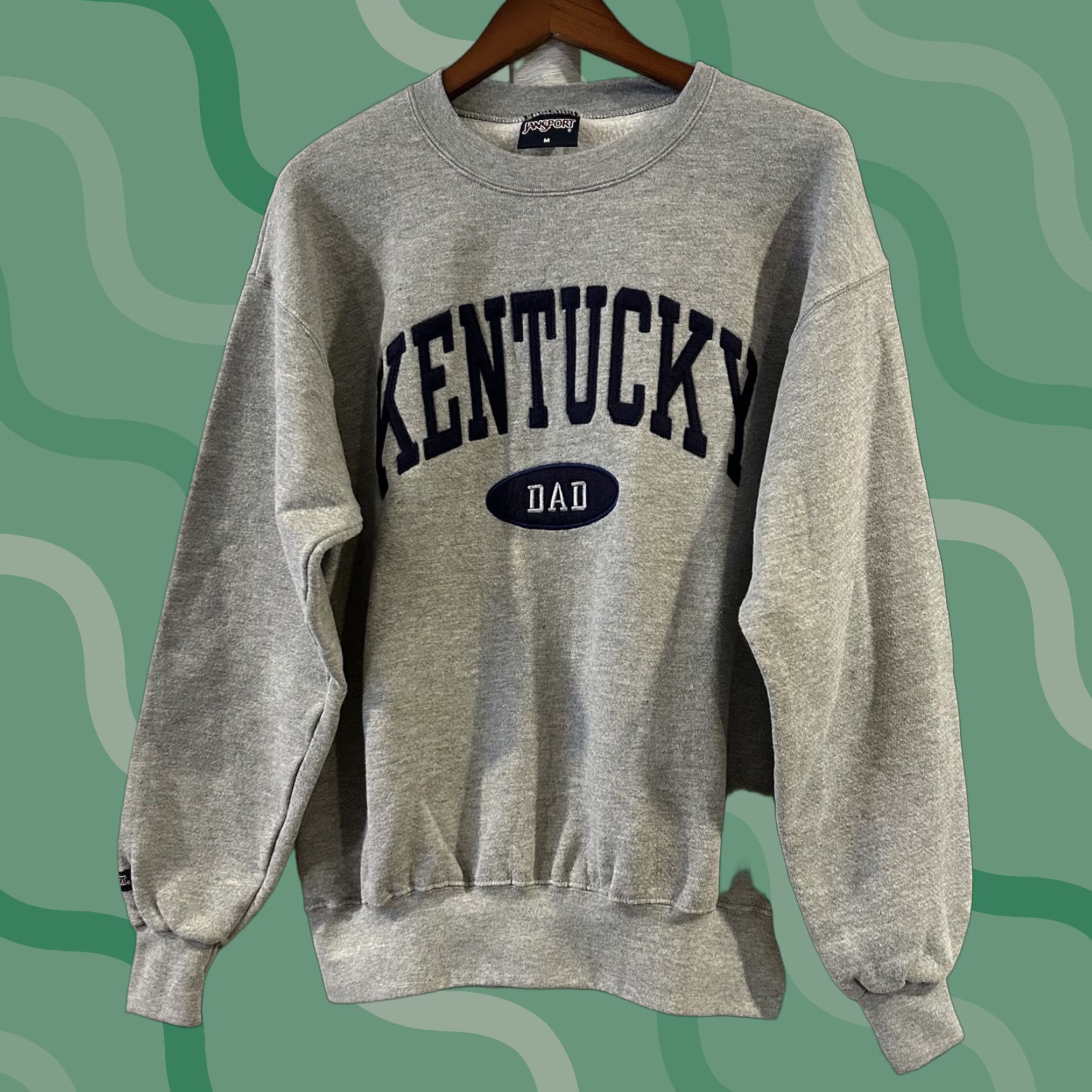Vintage VINTAGE Kentucky University Jansport Crewneck Sweatshirt Medium Men Gray M Pullover Sweatshirt University Mens Size US M / EU 48-50 / 2 - 1 Thumbnail