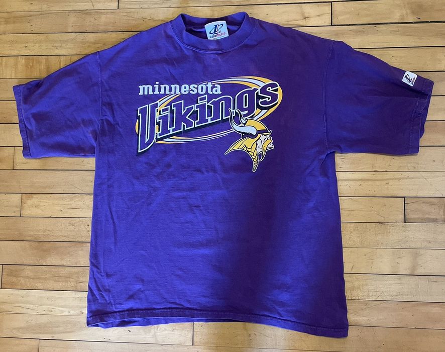 Minnesota Vikings All Over Print 90s T-Shirt Grail (Medium)