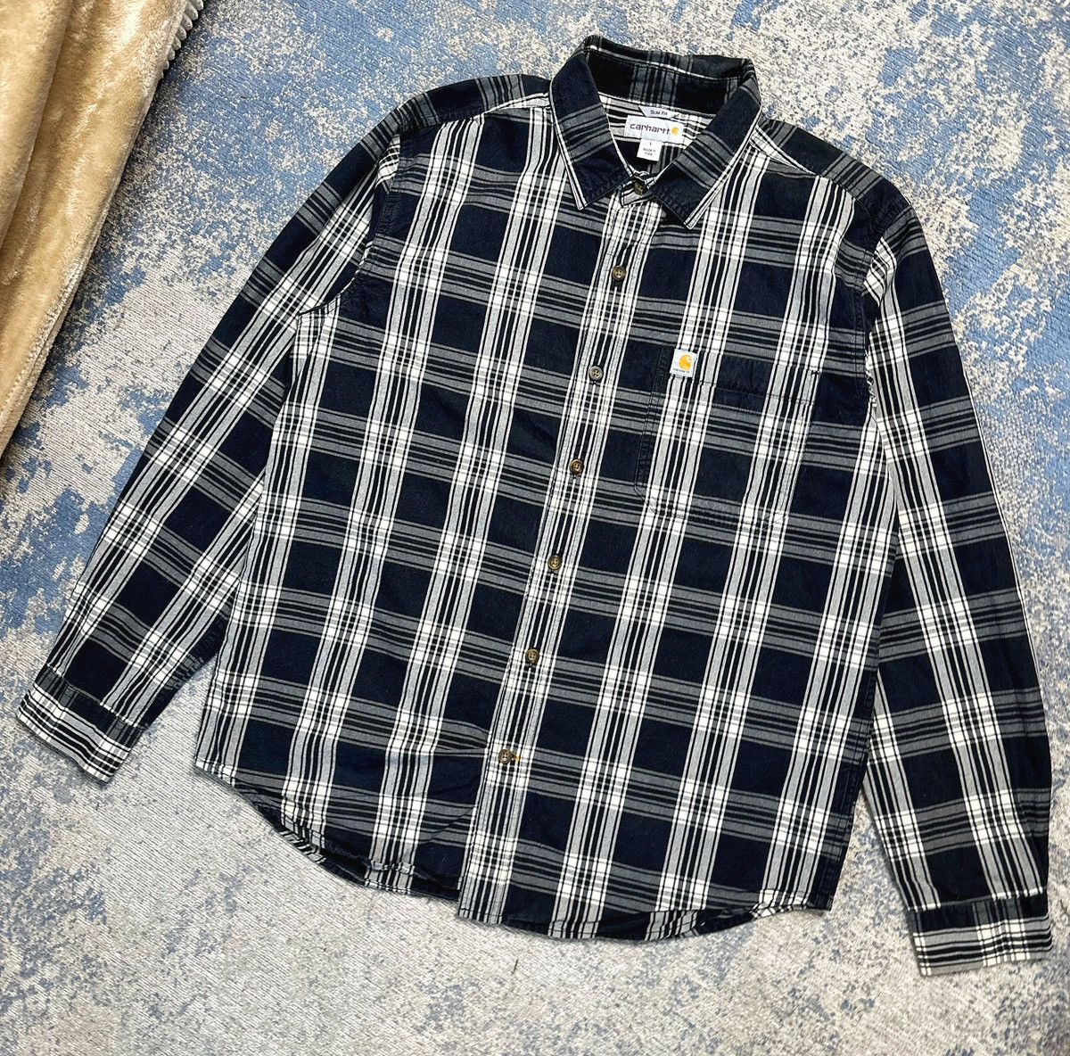 Carhartt Carhartt men's plaid shirt, size L Size US L / EU 52-54 / 3 - 1 Thumbnail