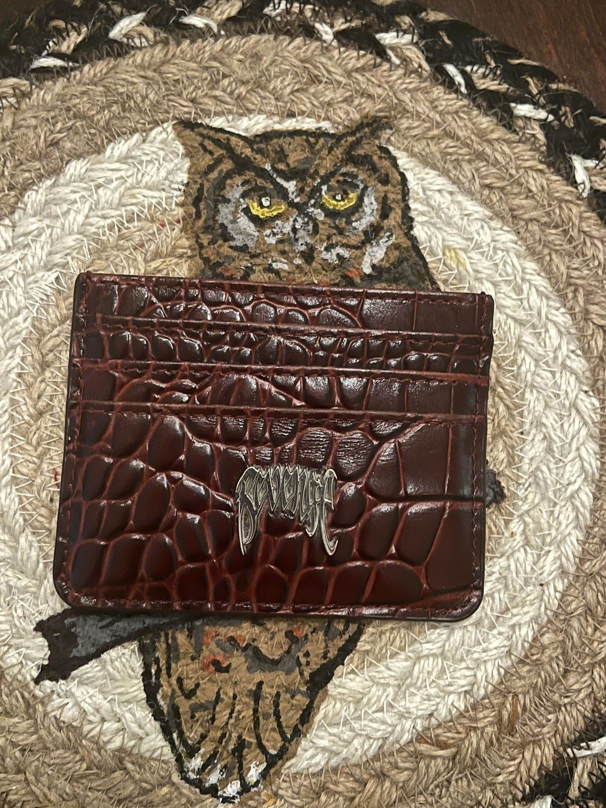 Revenge Red Croc 🐊 Cardholder