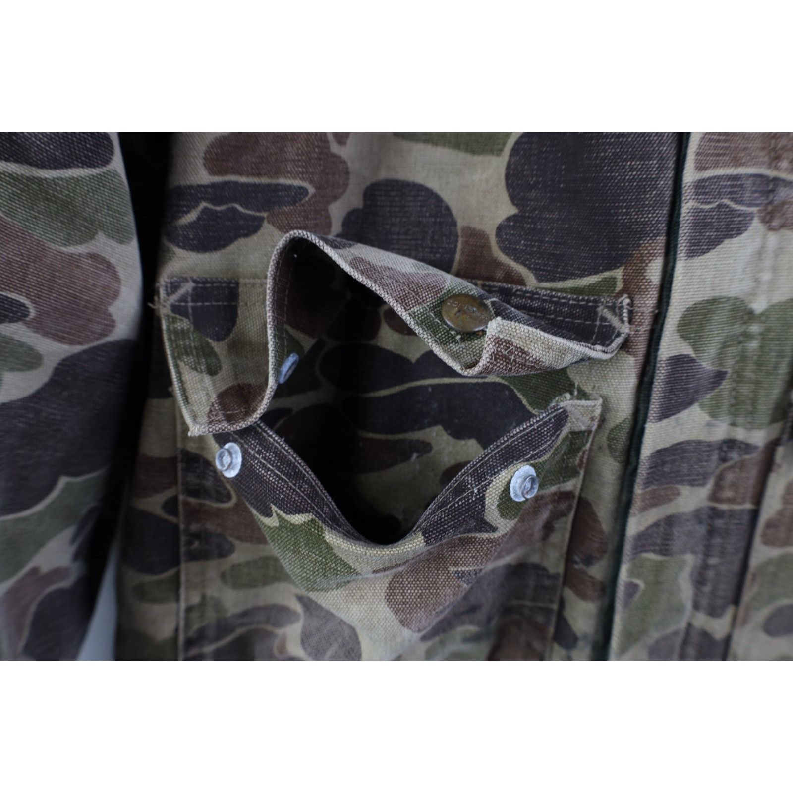 Carhartt Vintage 80s Carhartt Distressed Duck Camouflage Coveralls Size US XXL / EU 58 / 5 - 14 Thumbnail