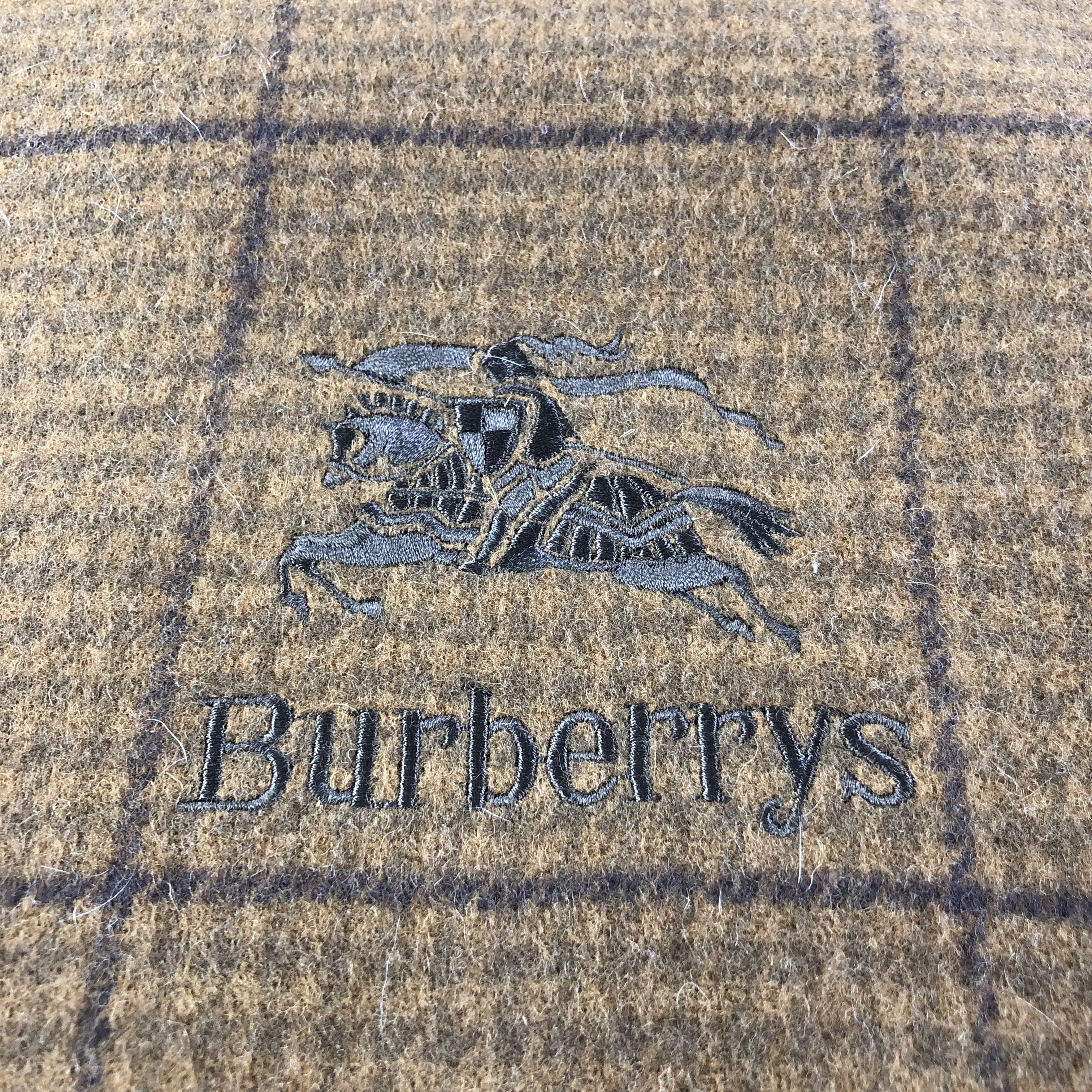 Burberry Burberrys Prorsum Oversized Wool Scarf Muffler Wrap V1169 Size ONE SIZE - 4 Thumbnail