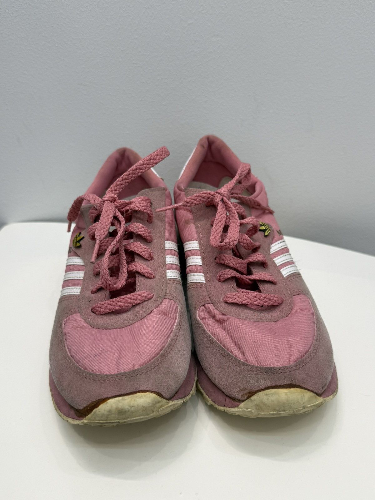 Adidas Adidas Malibu Vintage 80s Pink Waffle Running Shoes Size US 4.5 / IT 34.5 - 2 Thumbnail