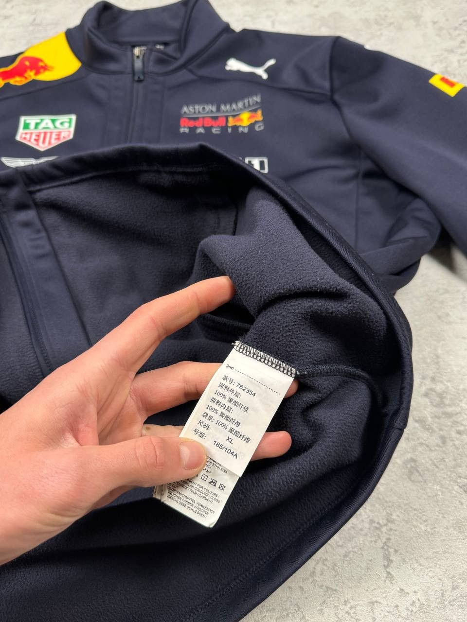 Puma × Red Bull Puma Red Bull Racing F1 Men's Team Full Zip Lightweight Size US XL / EU 56 / 4 - 16 Thumbnail