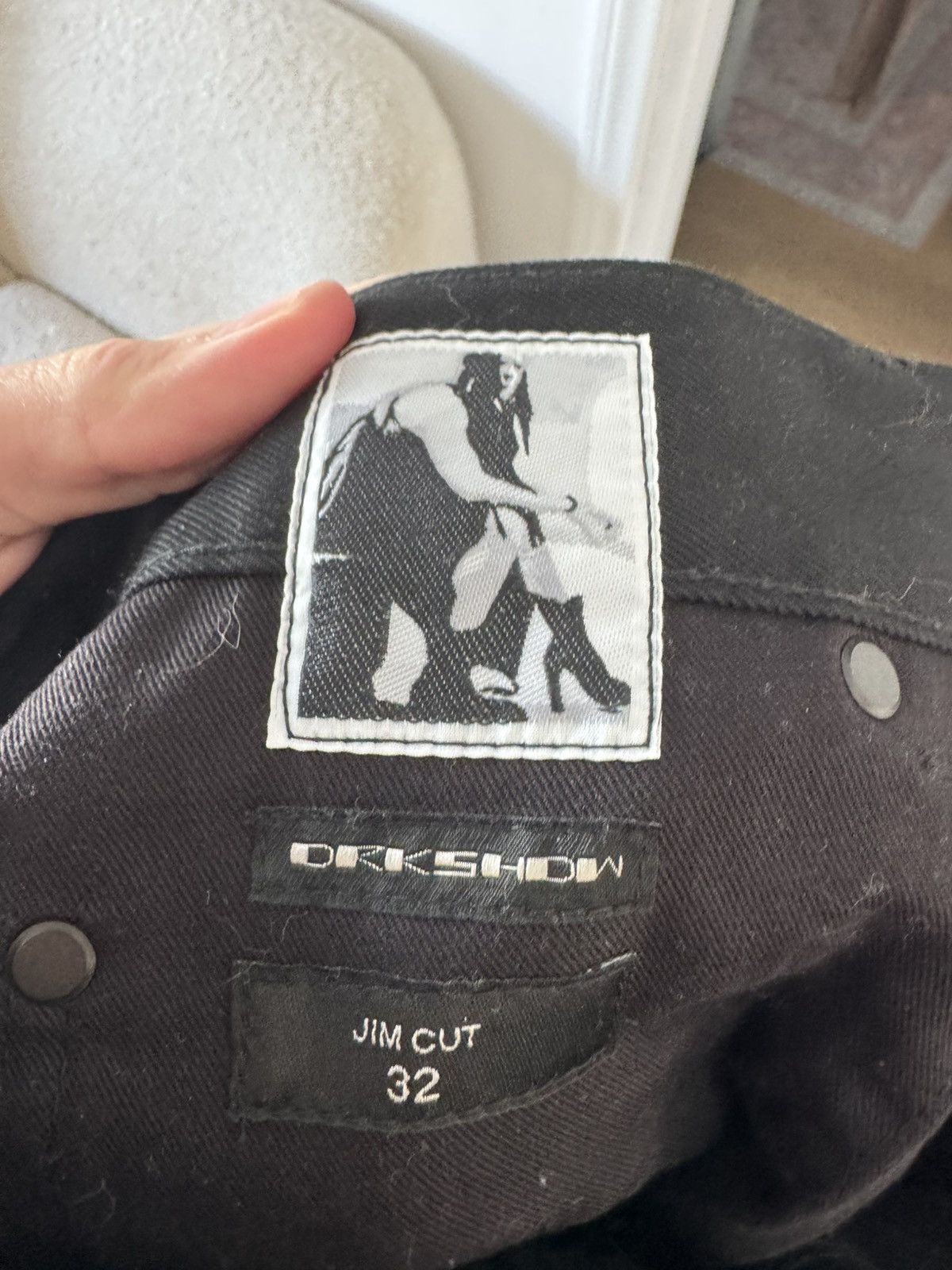 Rick Owens Jim cut denim Size US 32 / EU 48 - 4 Thumbnail