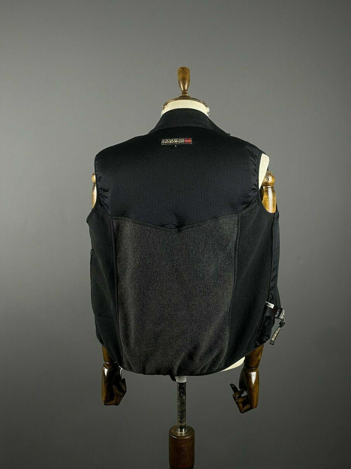 Napapijri Men Napapijri Geographic Black Zip Zip Up Vest Jacket Size S Size US S / EU 44-46 / 1 - 11 Thumbnail