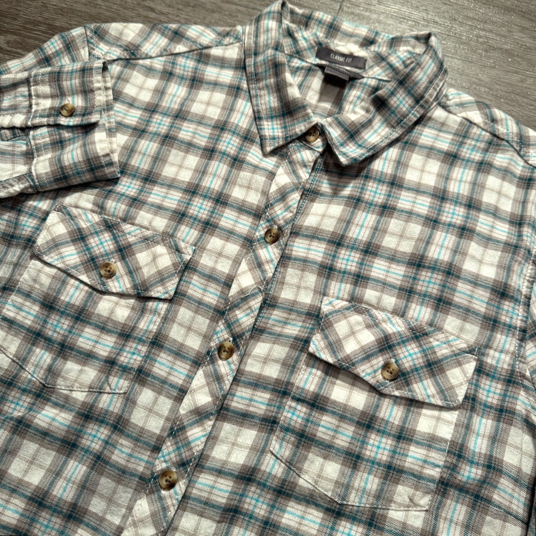 Eddie Bauer Eddie Bauer Shirt Womens XL Plaid Button Up Flannel Cotton Western Classic Fit Size XL / US 12-14 / IT 48-50 - 2 Thumbnail