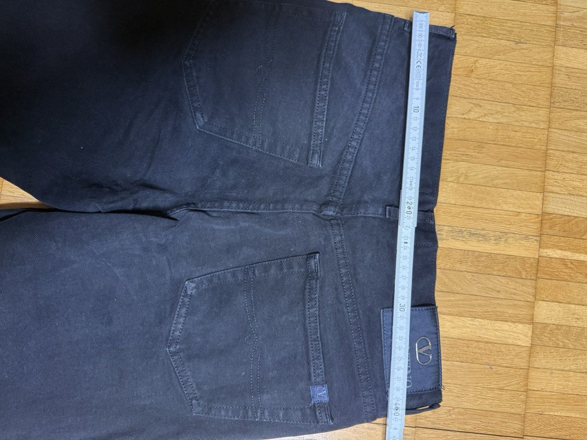 Yves Saint Laurent Valentino Jeans Black Straight Fit Denim Pants Size 30 Size US 30 / EU 46 - 8 Thumbnail