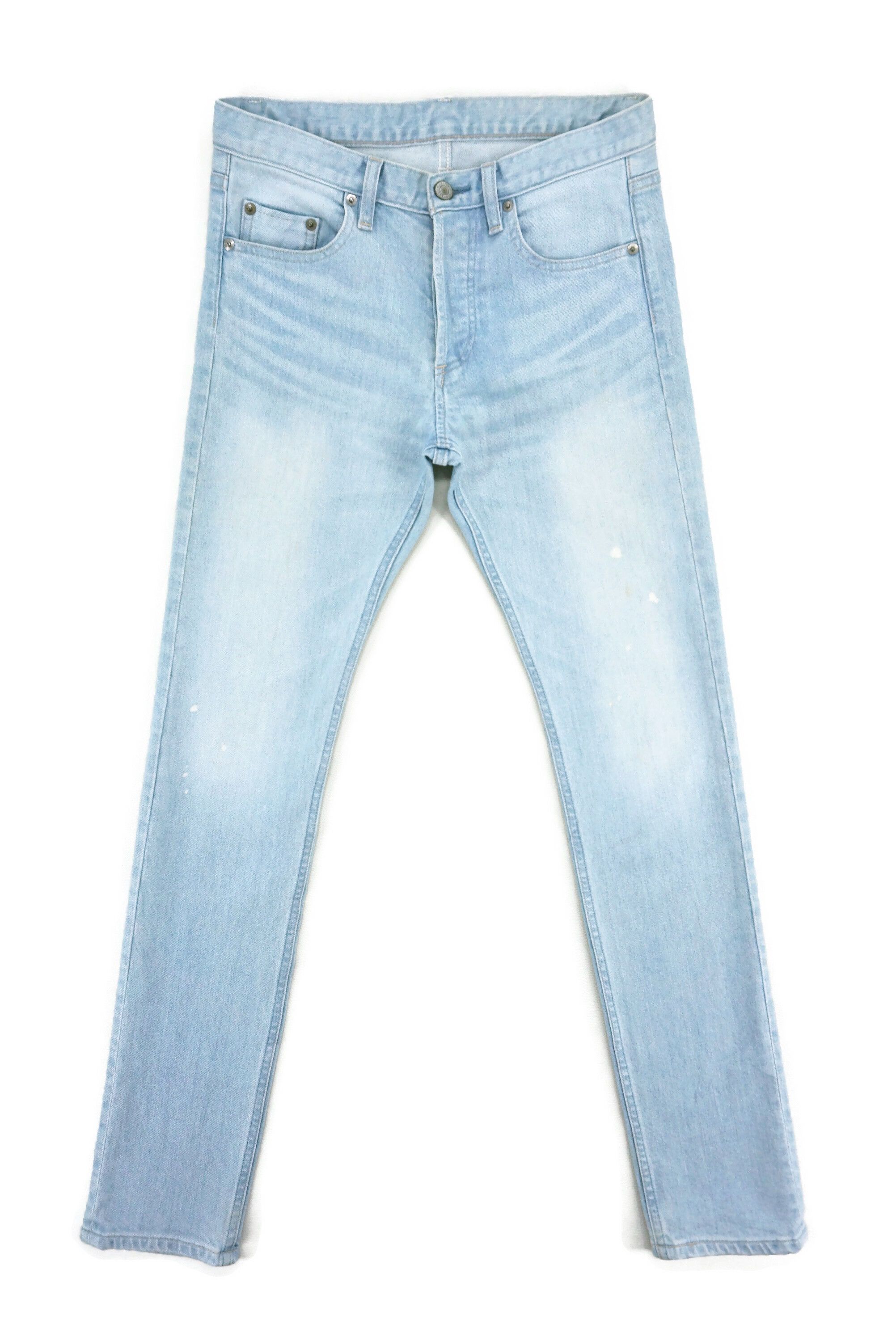 Japanese Brand United Arrows Jeans W29xL31.75 Low-Rise Slim Light Wash Size US 28 / EU 44 - 1 Thumbnail