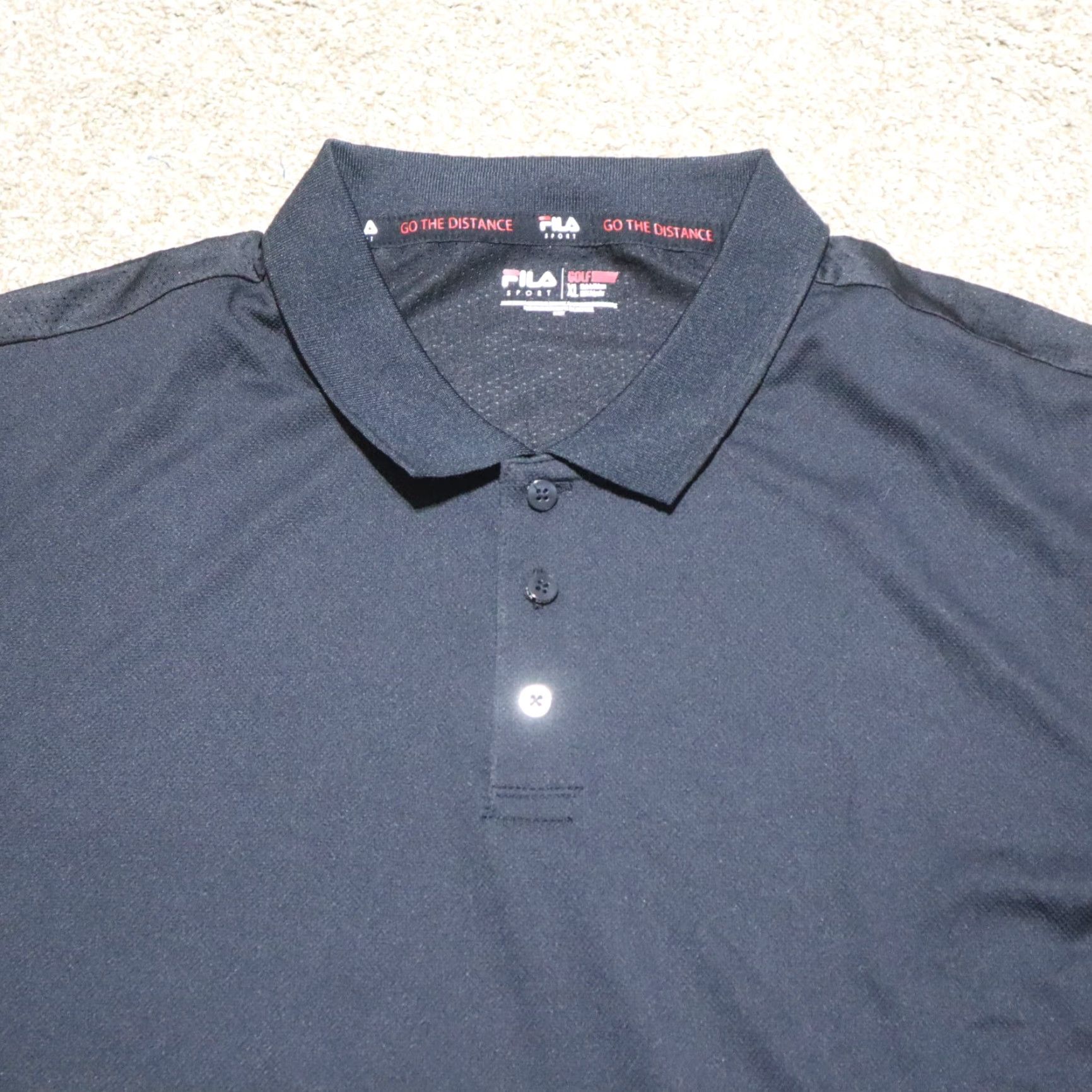 Fila FILA Polo Shirt Shirt XL Black Men's Size US XL / EU 56 / 4 - 2 Thumbnail