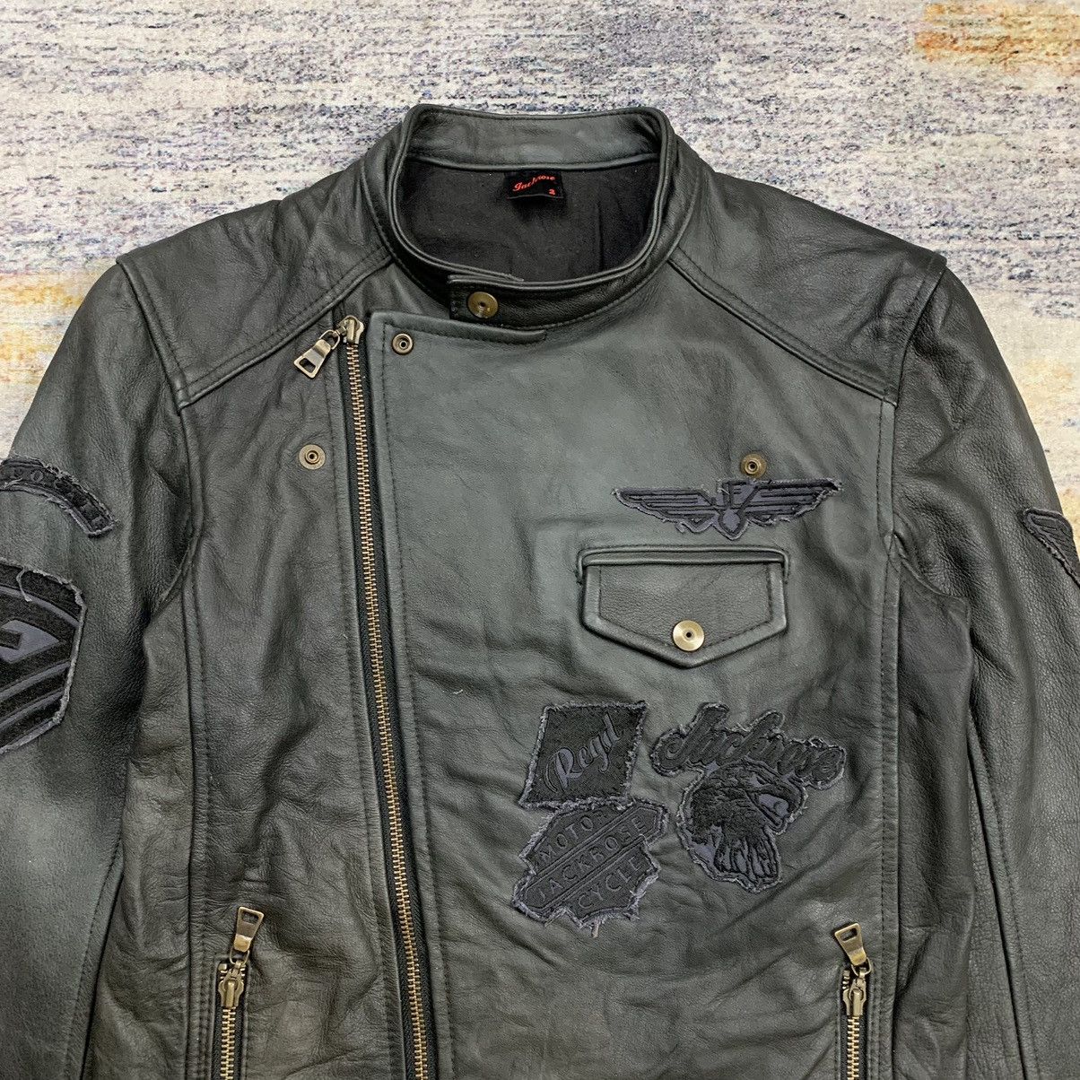 JACKROSE Jackrose patches bikers leather jacket Size US XS / EU 42 / 0 - 4 Thumbnail