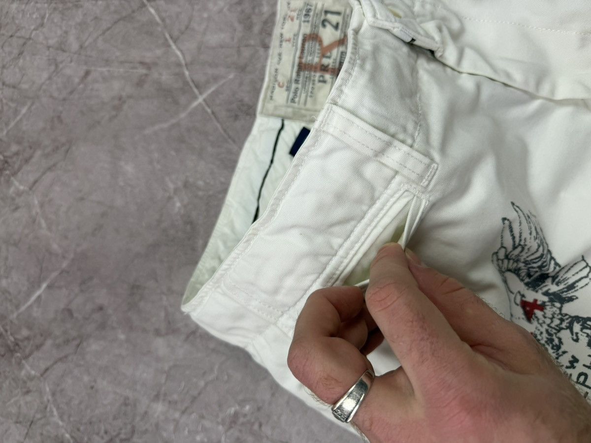 Polo Ralph Lauren VTG Style Polo Ralph Lauren Boxing Club Shorts White Size US 34 / EU 50 - 18 Thumbnail