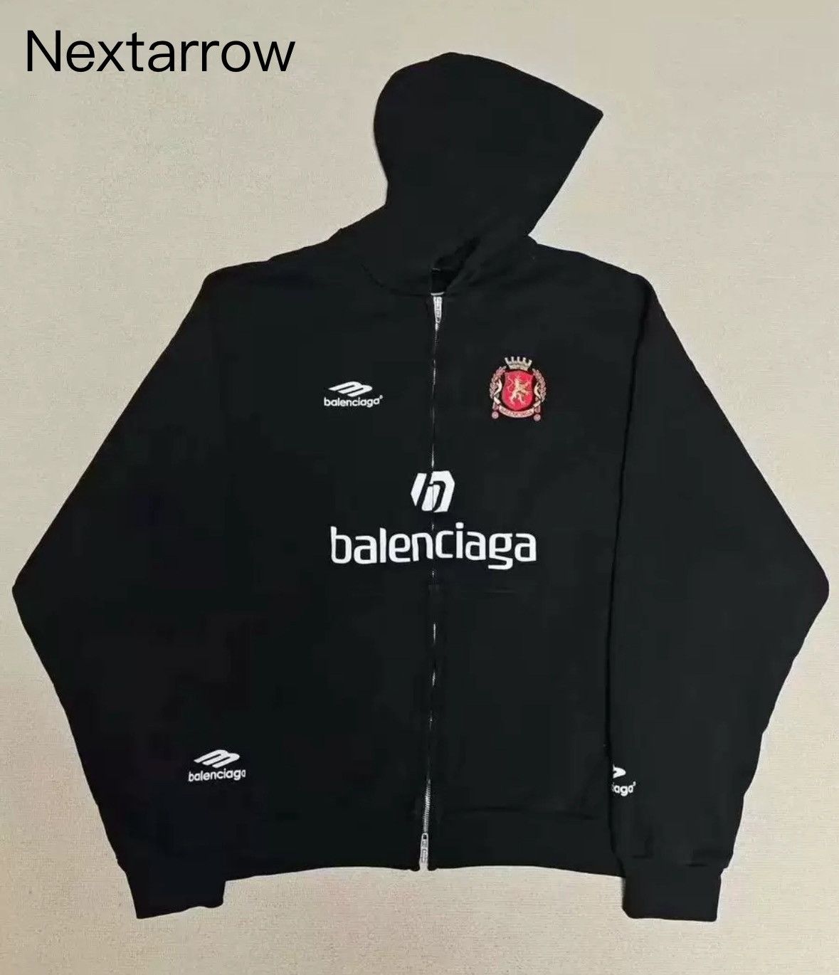 Balenciaga Balenciaga 24 Spring Manchester 3Bsports Zipper Hoodie Size US XS / EU 42 / 0 - 1 Thumbnail