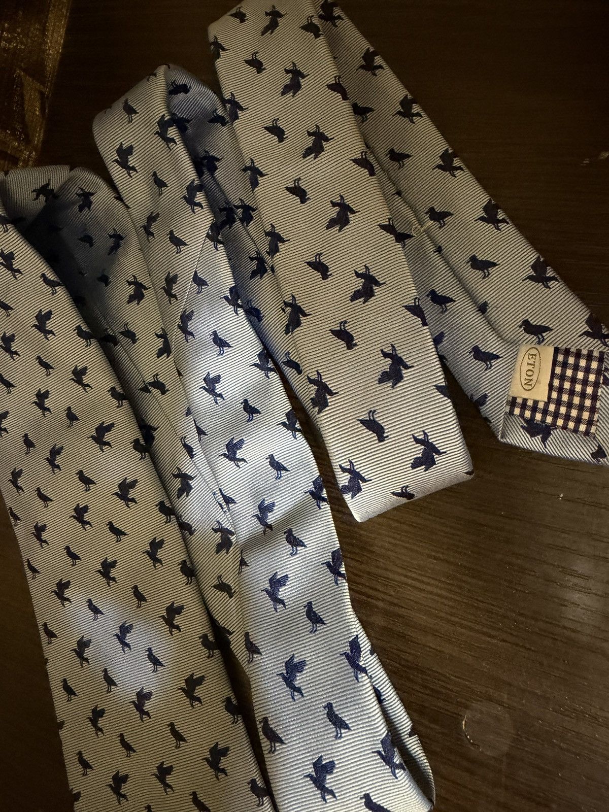 Eton Exclusive ETON Tie 100% Silk Made In ENGLAND Size ONE SIZE - 4 Thumbnail