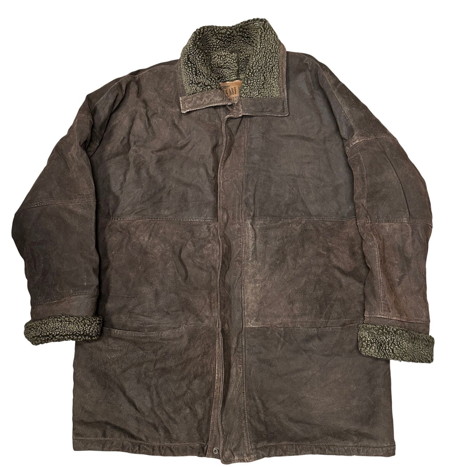Other VTG East West Rugged Sherpa Lined Genuine Leather Jacket XL Size US XL / EU 56 / 4 - 1 Thumbnail