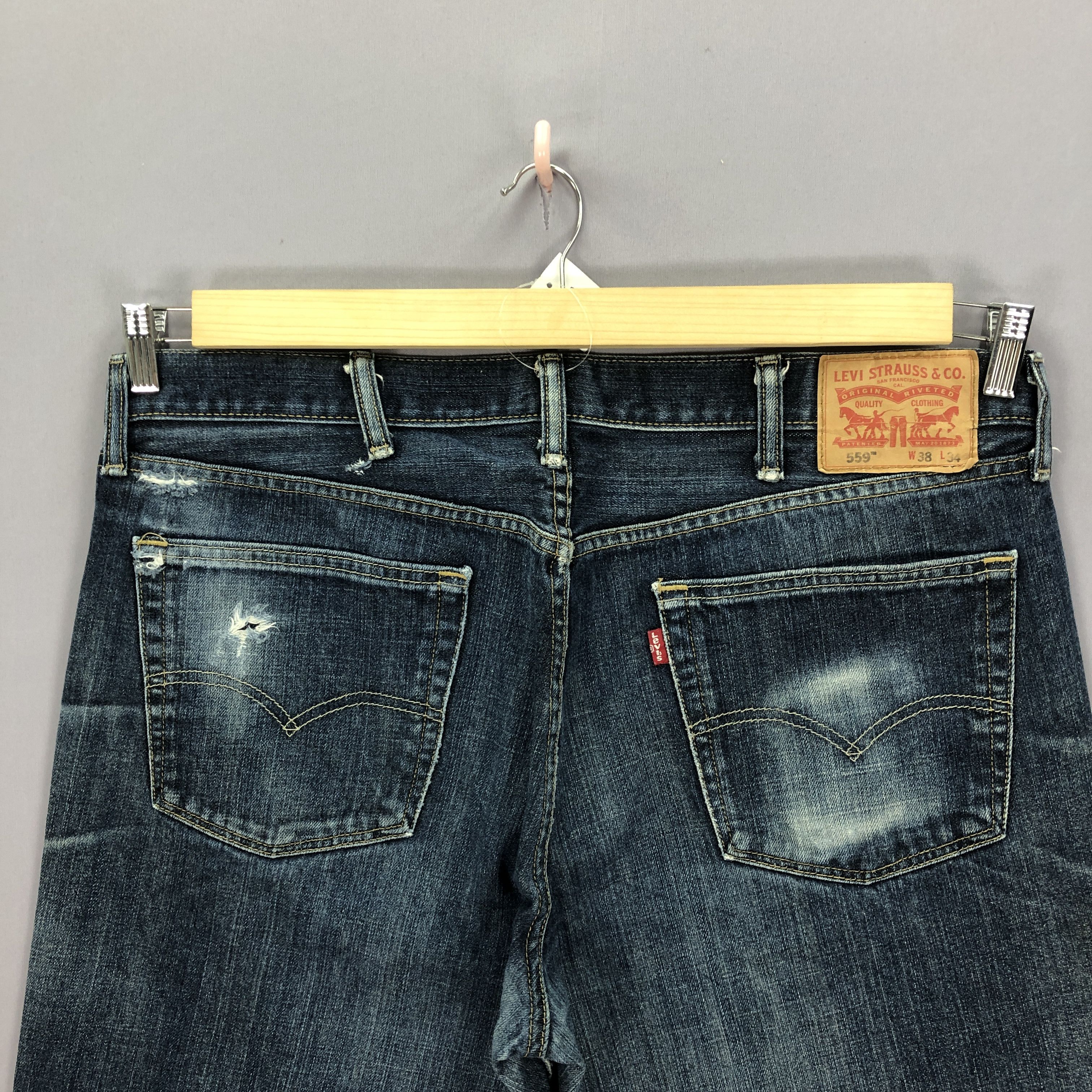 Levi's Vintage Baggy Levis 559 Jeans Levi's Blue Wash Denim Pant Size US 38 / EU 54 - 8 Thumbnail