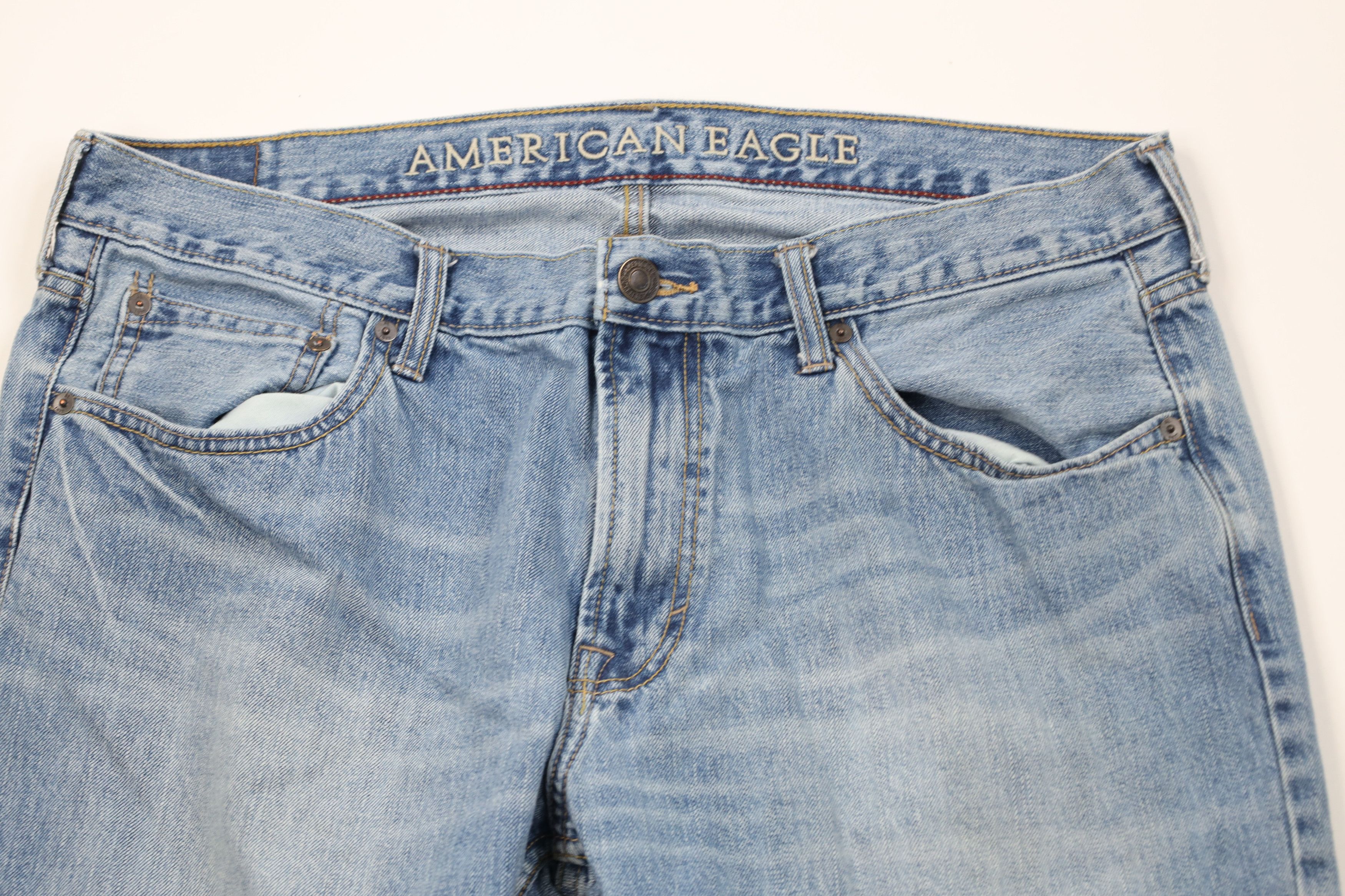 American Eagle Outfitters Vintage Y2K American Eagle Outfitters Wide Leg Denim Jeans Size US 36 / EU 52 - 2 Thumbnail