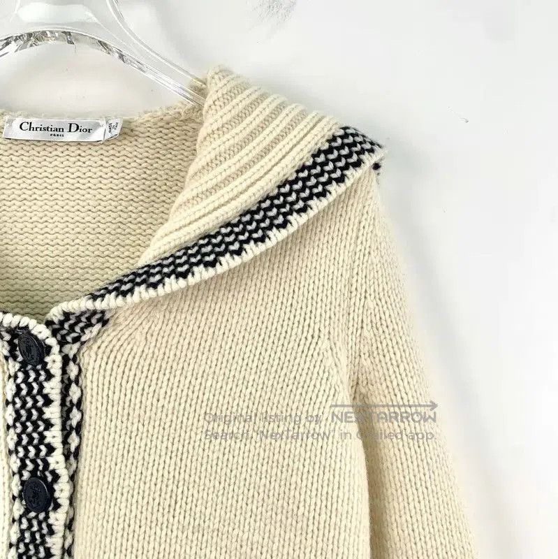 Dior Dior Beige Wool Cardigan for Women . Size XXS / US 00 / IT 34 - 3 Thumbnail