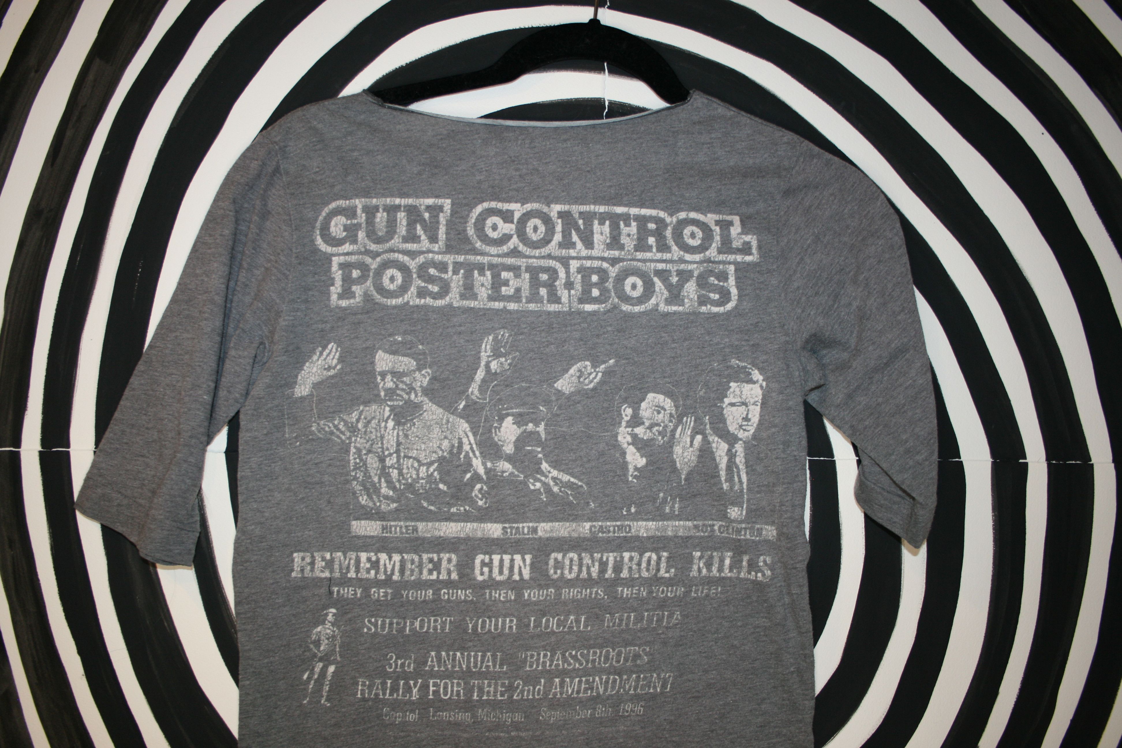 TALKING ABOUT THE ABSTRACTION Gun Control Poster Boys tee Size US S / EU 44-46 / 1 - 3 Thumbnail