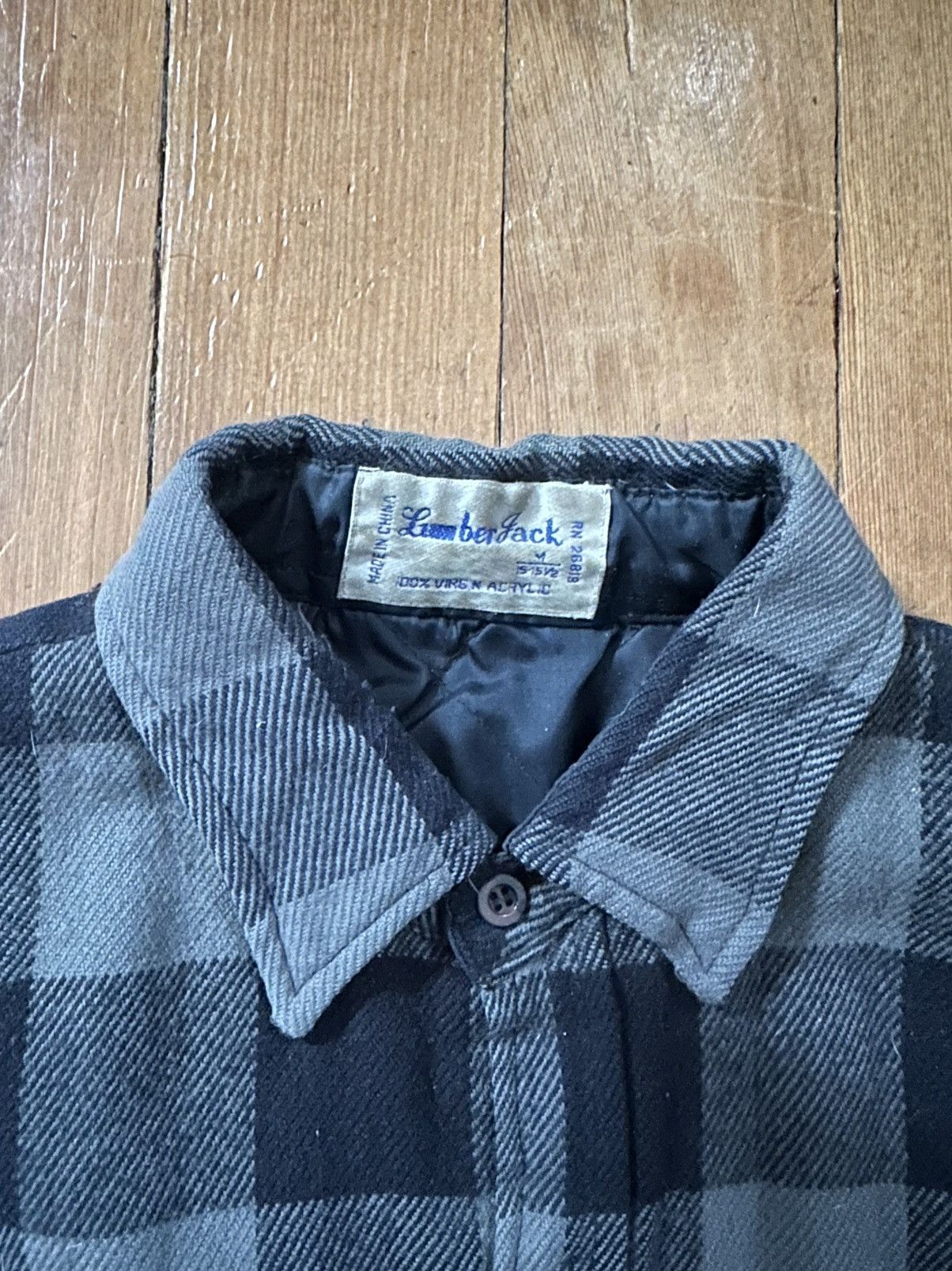 Vintage Vintage distressed quilted flannel plaid button up Size US M / EU 48-50 / 2 - 3 Thumbnail