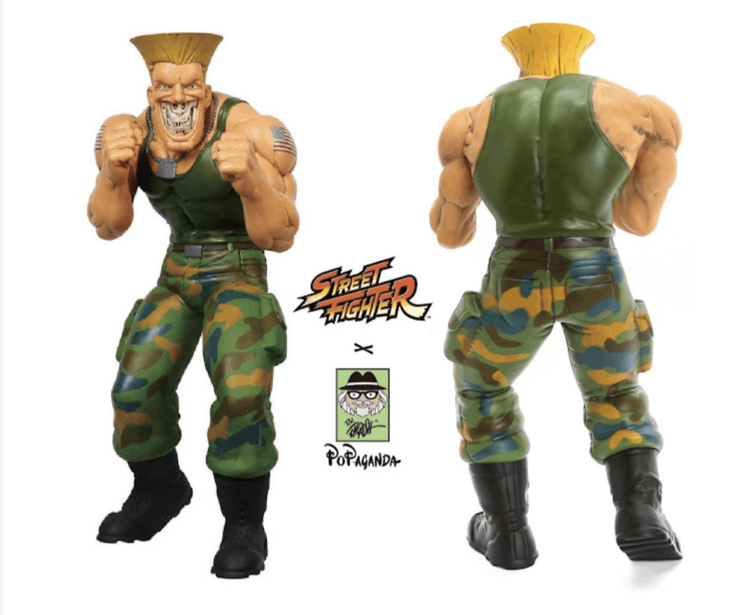 Other MINDstyle x Popaganda Ron English x Street Fighter Guile Size ONE SIZE - 3 Thumbnail