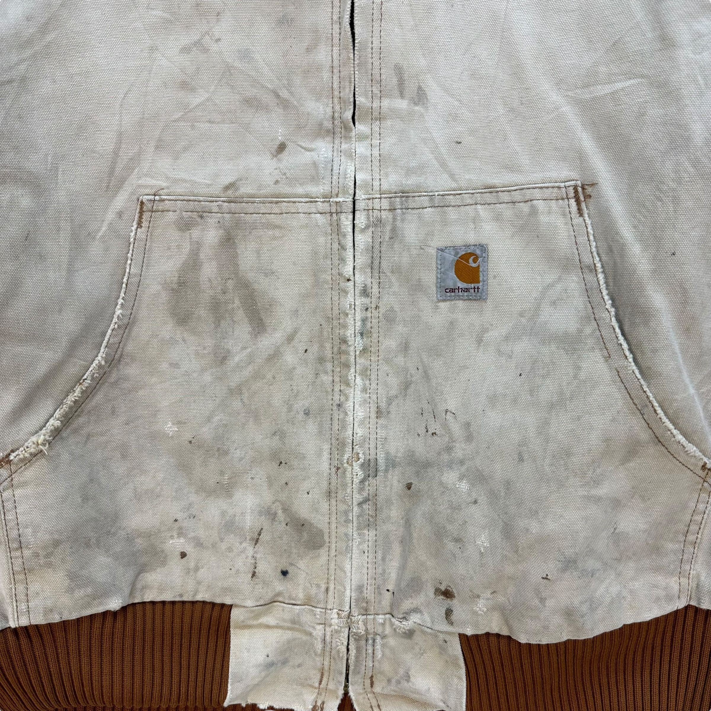 Carhartt TRASHED🔥 Carhartt Quick Duck Distressed Jacket #A31-0699 Size US XXL / EU 58 / 5 - 9 Thumbnail