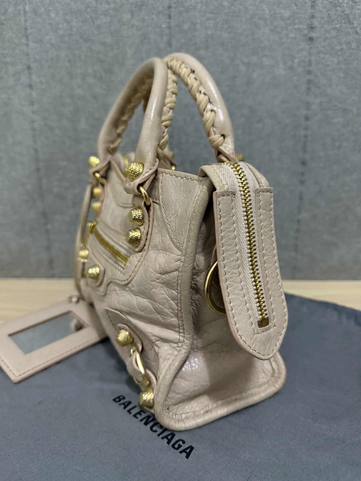 Balenciaga Balenciaga mini City lambskin Giant studded Size ONE SIZE - 5 Thumbnail