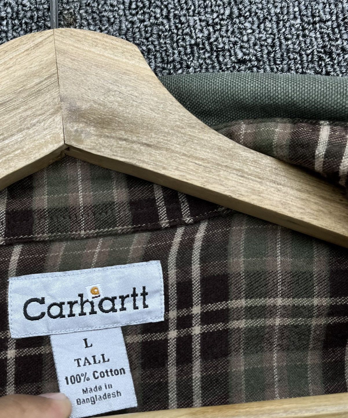 Carhartt Vintage Carhartt Button Up Work Wear Jacket Size US L / EU 52-54 / 3 - 8 Thumbnail
