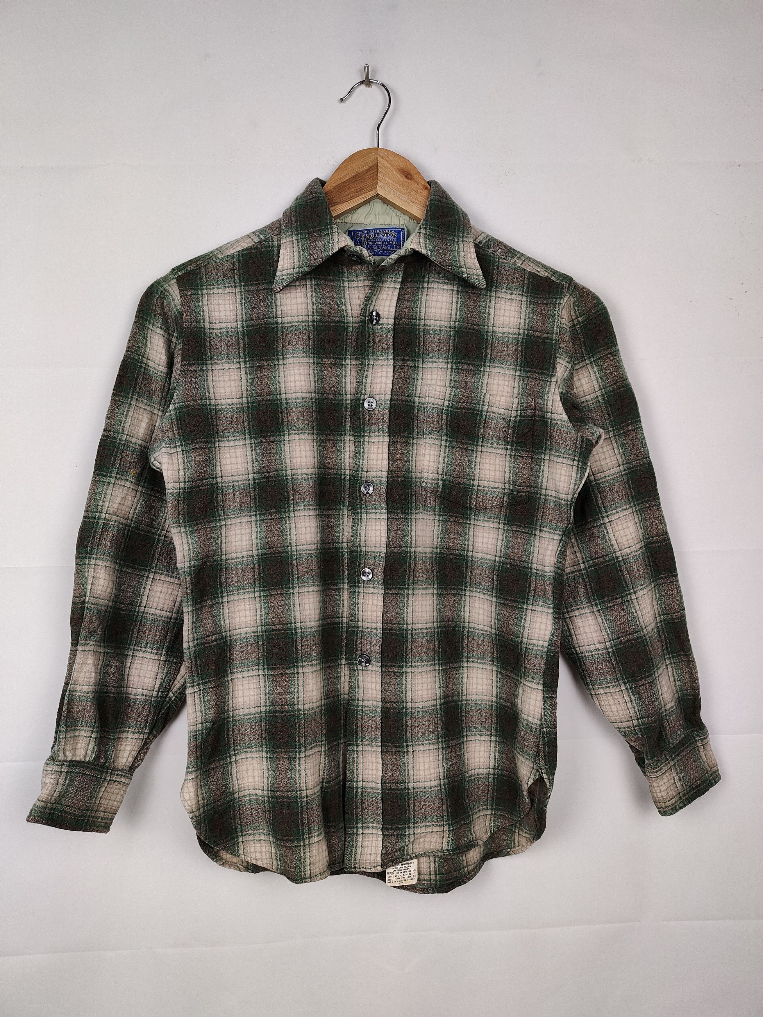 Pendleton × Vintage Vintage Pendleton Wool Flannel Shirt Size US S / EU 44-46 / 1 - 1 Thumbnail