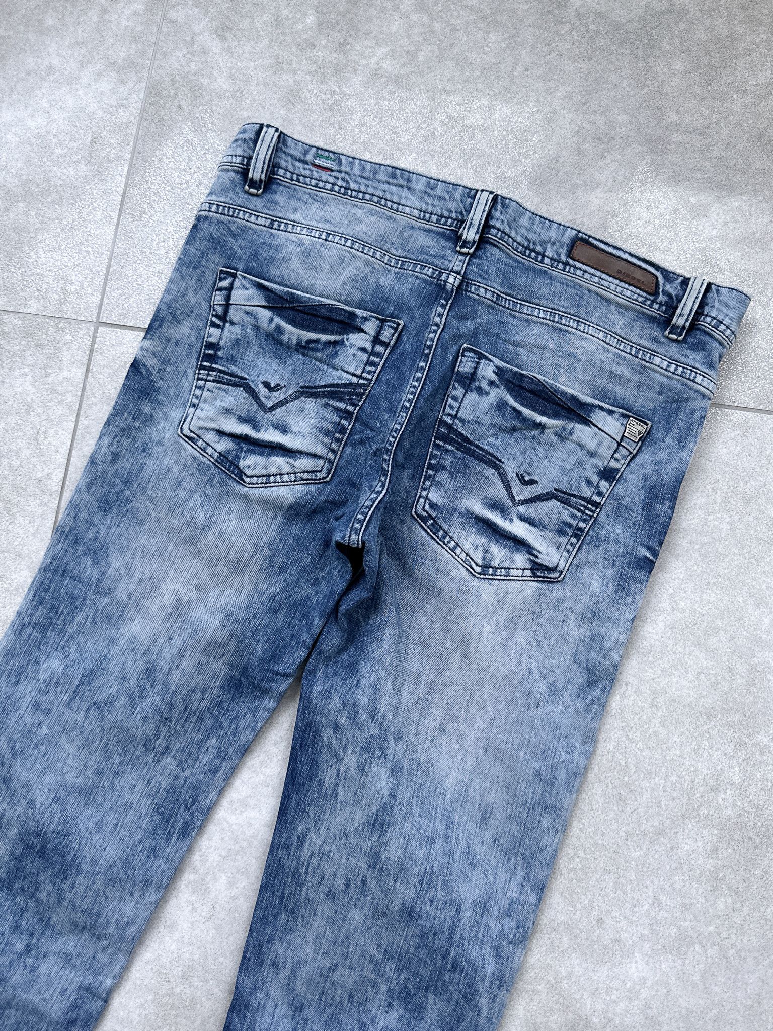 Diesel Vintage Y2K Diesel Blue Denim Jeans Pants Size US 34 / EU 50 - 4 Thumbnail