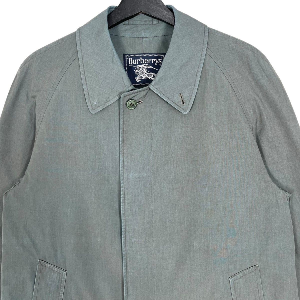 Burberry × Vintage Vintage 90s Burberrys Nylon Trench Coat Size US M / EU 48-50 / 2 - 2 Thumbnail
