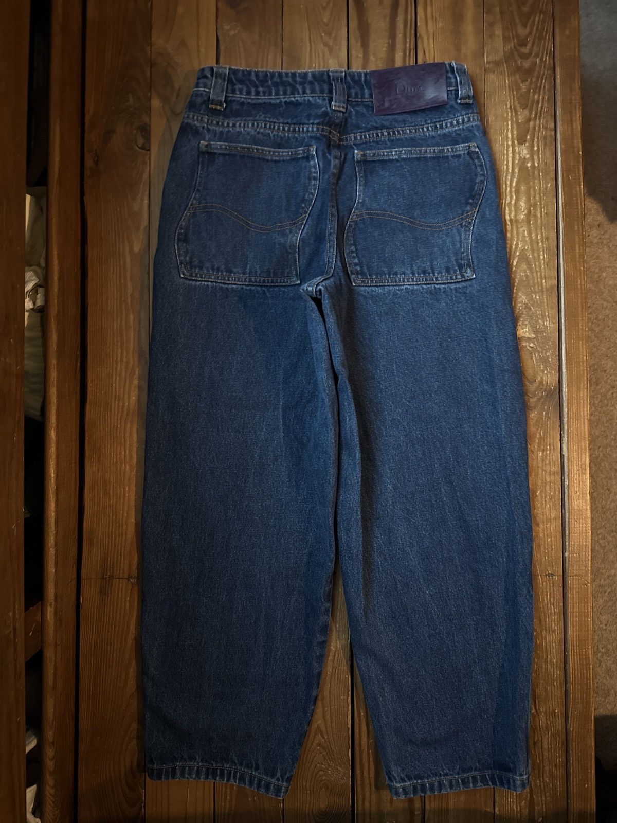 Dime Baggy Denim Blue Jeans