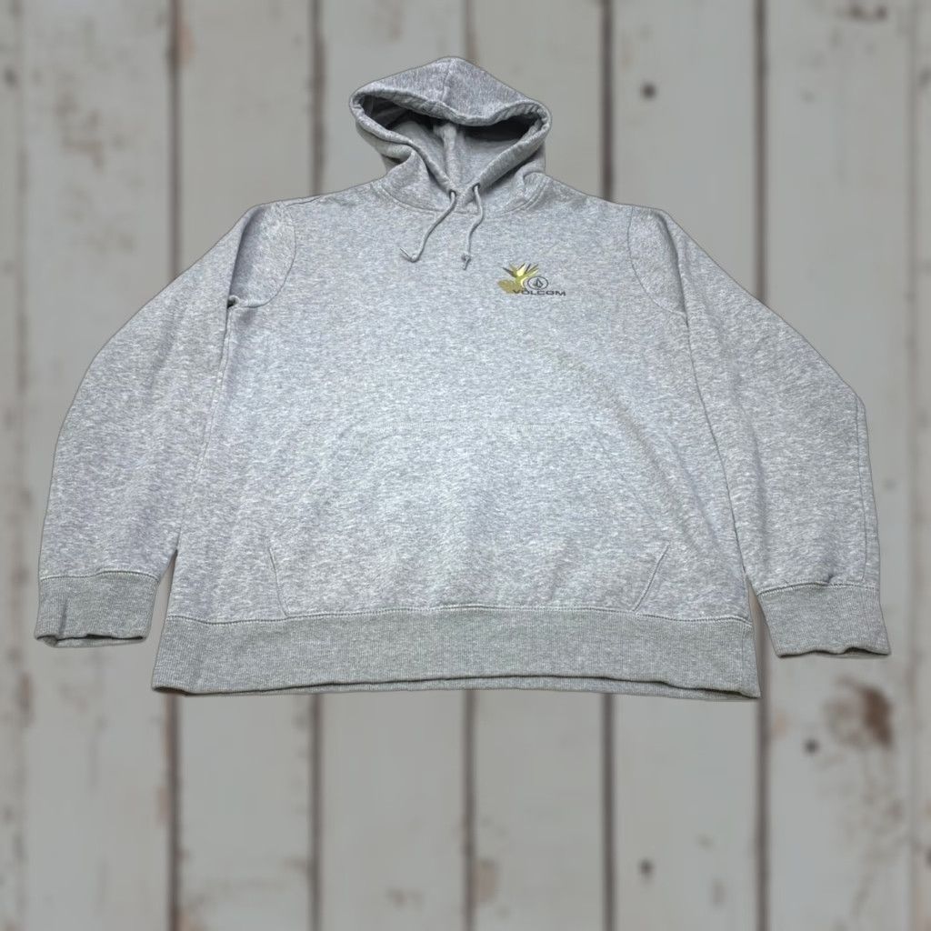 Volcom Volcom Hoodie Mens Medium Gray Fleece Pullover Pocket Drawstring Skate 7513 Size US M / EU 48-50 / 2 - 1 Thumbnail