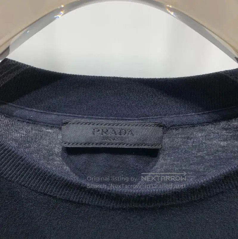 Prada Prada Black Cotton Men's T-Shirt. Size US S / EU 44-46 / 1 - 2 Thumbnail