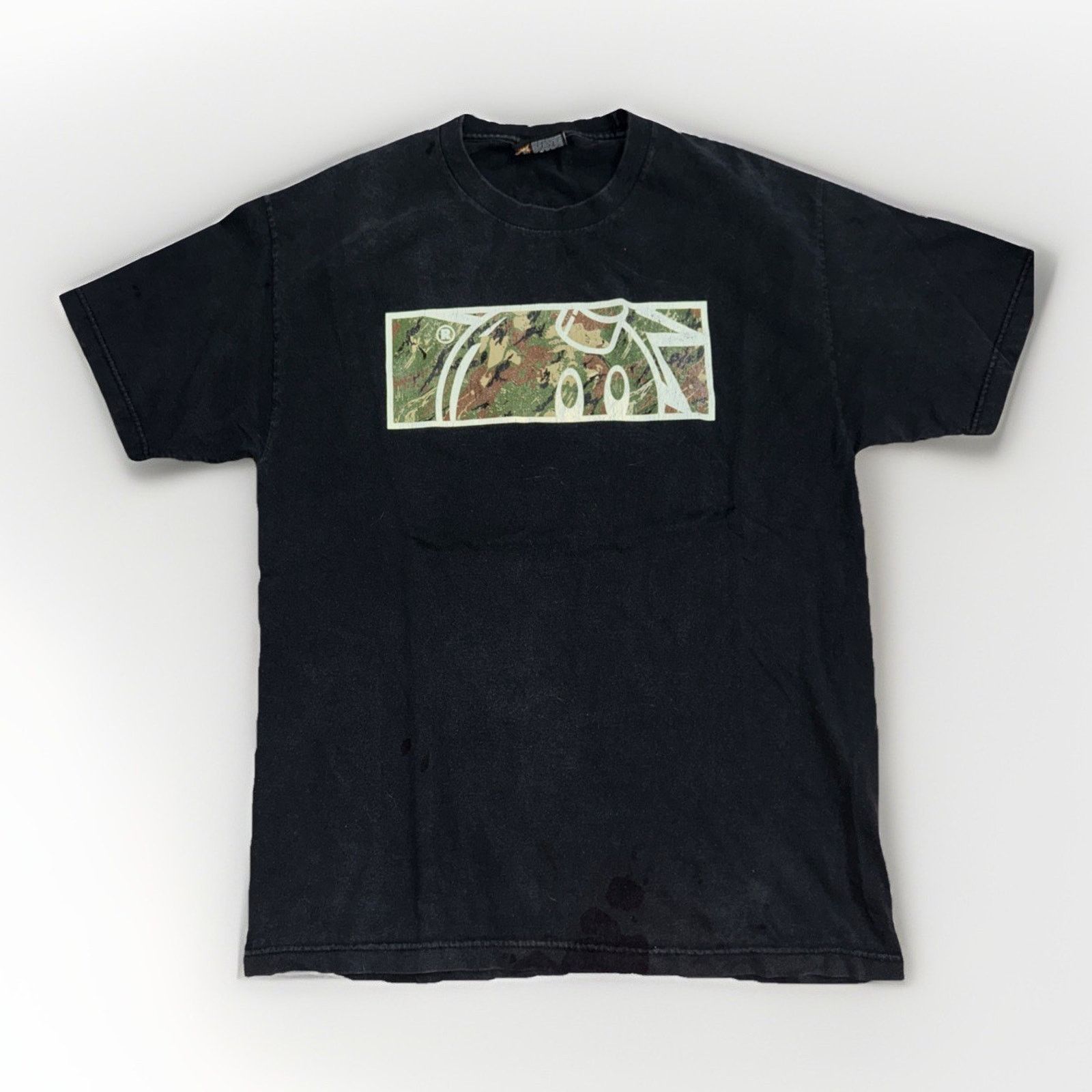 The Hundreds × Vintage The Hundreds Camo Box Logo T-Shirt L 21x28 Streetwear Size US L / EU 52-54 / 3 - 1 Thumbnail