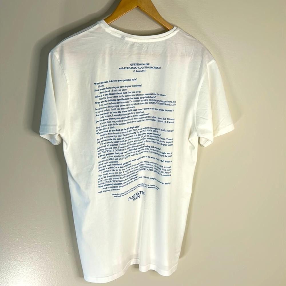 Designer Browns x Fantastic Man Tee - 100% Cotton - Large - White Size US L / EU 52-54 / 3 - 3 Thumbnail