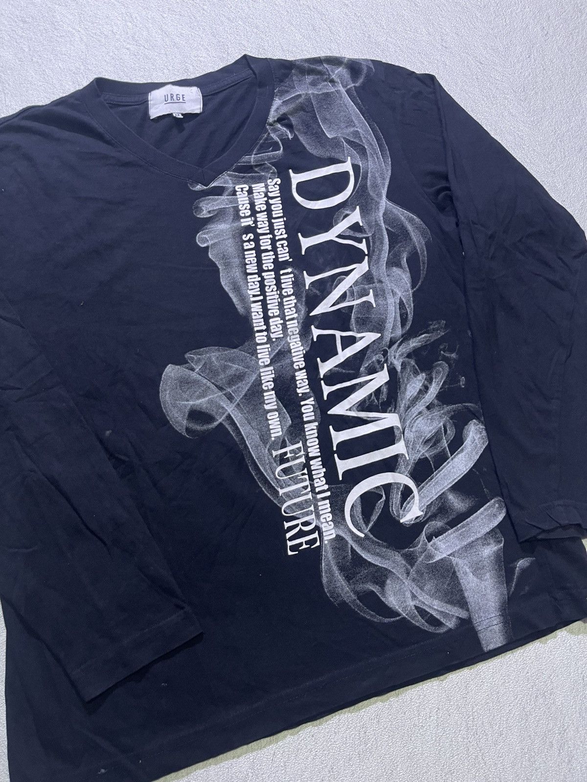 Japanese Brand Y2K URGE long sleeve tshirt Size US M / EU 48-50 / 2 - 2 Thumbnail