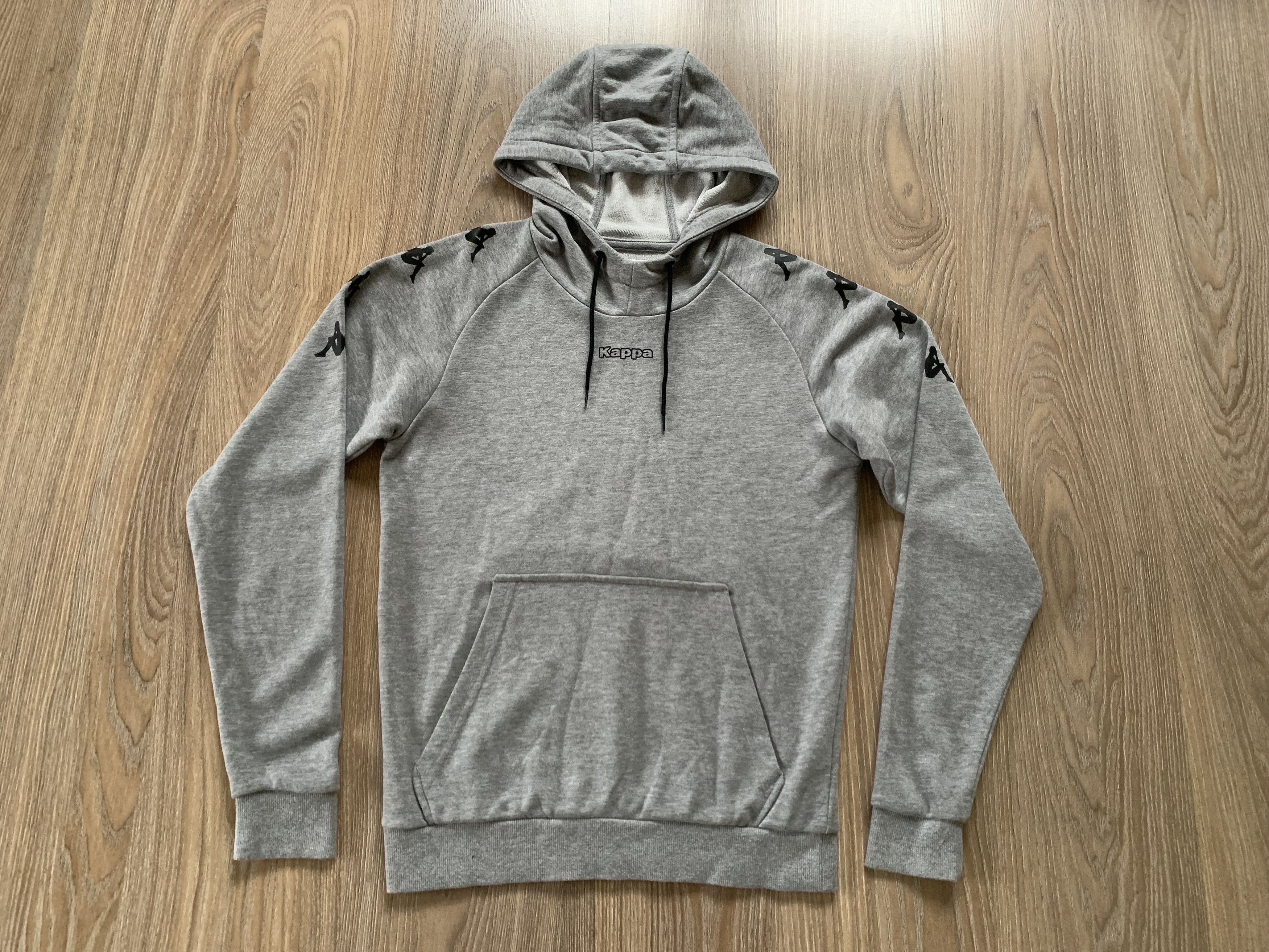 Kappa Kappa Grey Spellout Logo Hoodie Size US S / EU 44-46 / 1 - 2 Thumbnail